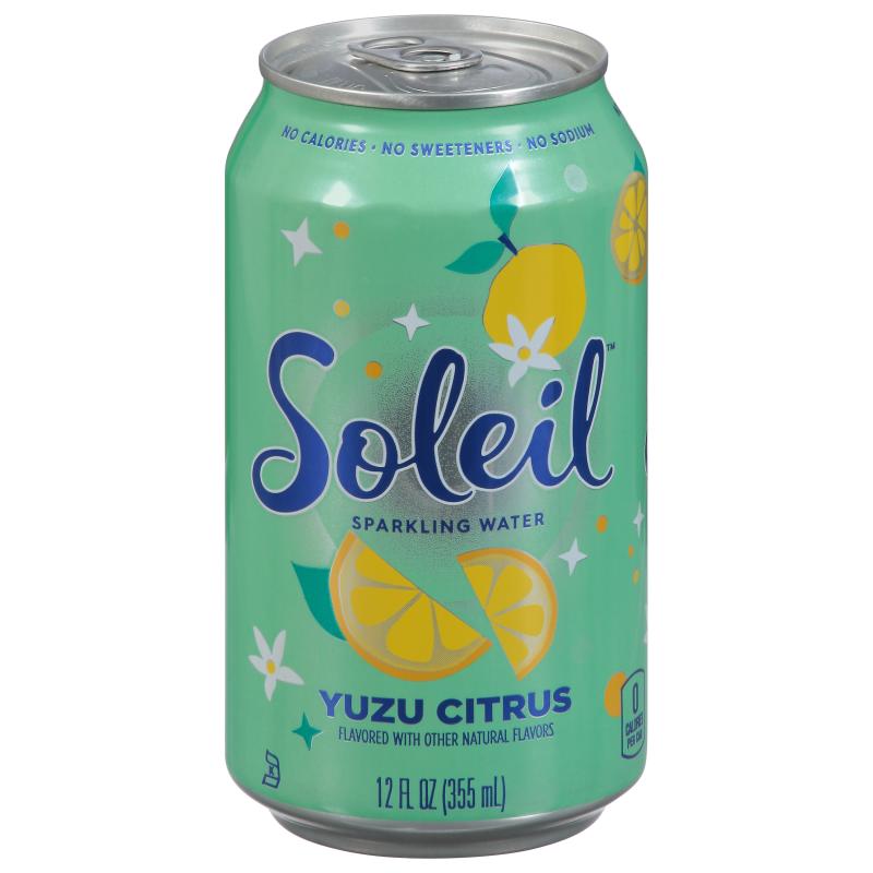 Albertsons Soleil yuzu citrus seltzer