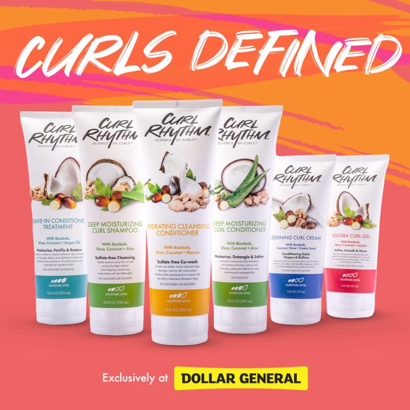 Dollar General Curl Rhythm hair care products
