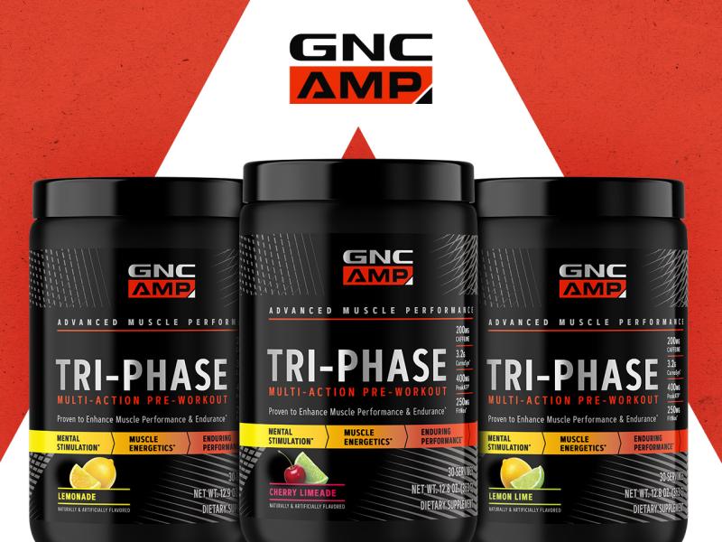 GNC AMP Tri-Phase pre-workout