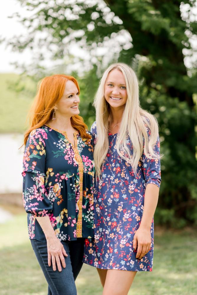 Ree Drummond standing in the grass