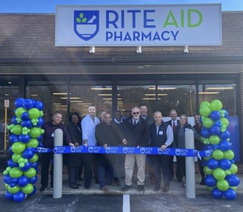 Rite Aid officials open its new small format store in Craigsville, Va.