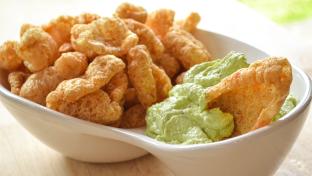 a close up of a bowl of food