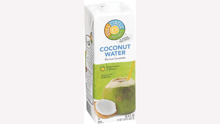 packaged coconut water