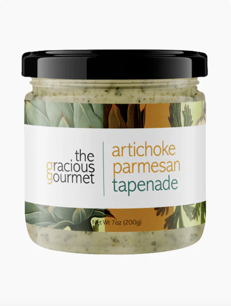 The Gracious Gourmet parmesan artichoke tapenade