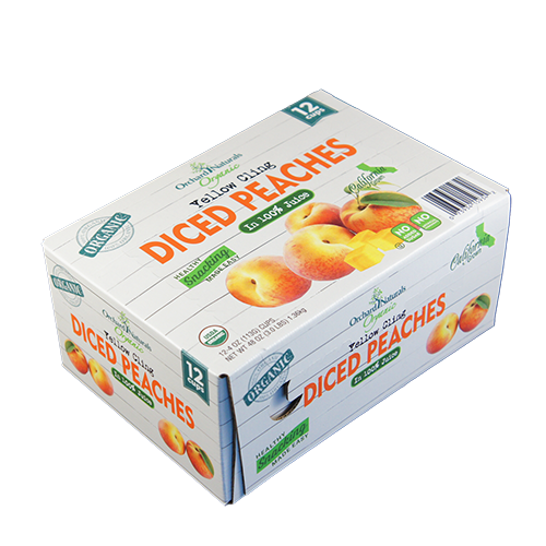 box of peaches