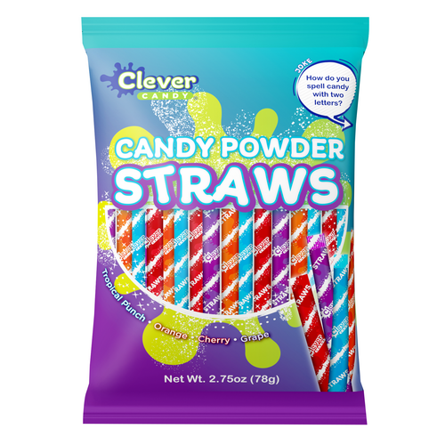 Nassau Candy Clever Candy Straws